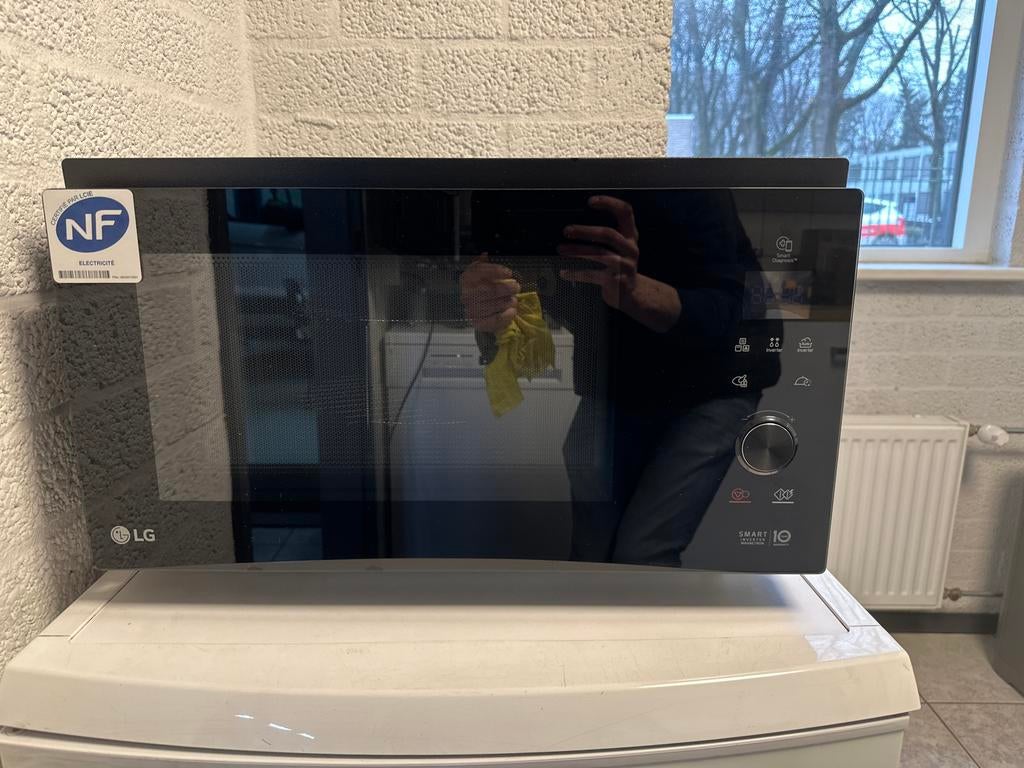 Zo goed als nieuwe LG combi magnatron - Slechts 5x gebruikt!, Witgoed en Apparatuur, Ovens, Zo goed als nieuw, Vrijstaand, Oven met grill