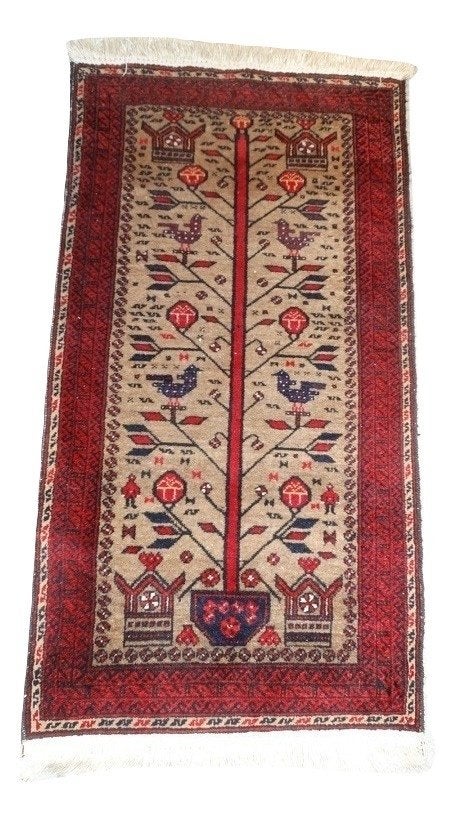 Belouchi tapijt handgeknoopt, Antiek en Kunst, Antiek | Kleden en Textiel, Ophalen of Verzenden