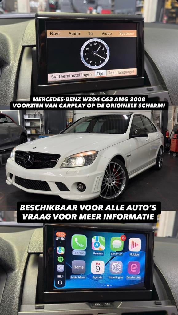 Apple CarPlay & Android Auto – Upgrade op Origineel Scherm, Ophalen