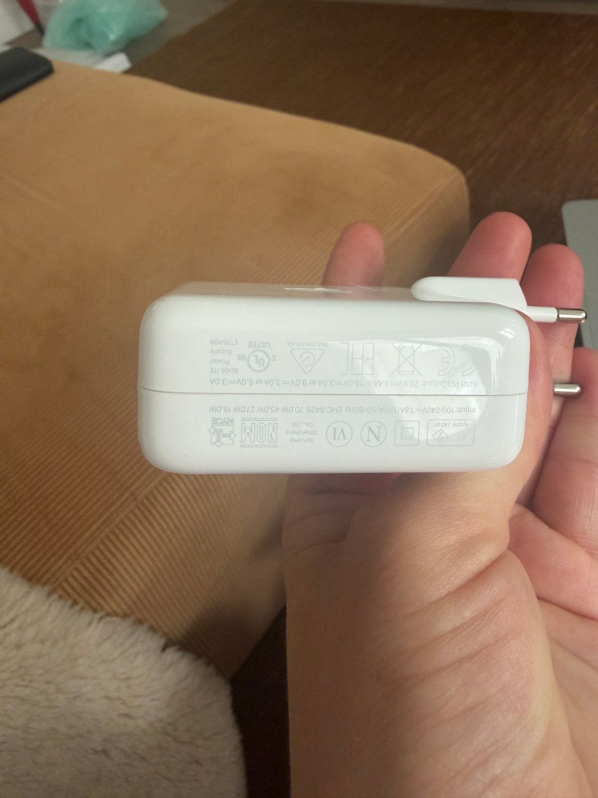 Originele Apple 70W USB-C Oplader Adapter, USB-C, Adapter, Zo goed als nieuw, Apple
