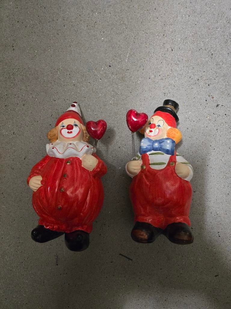 Clowns  beeldjes, Verzamelen, Beelden en Beeldjes, Ophalen of Verzenden