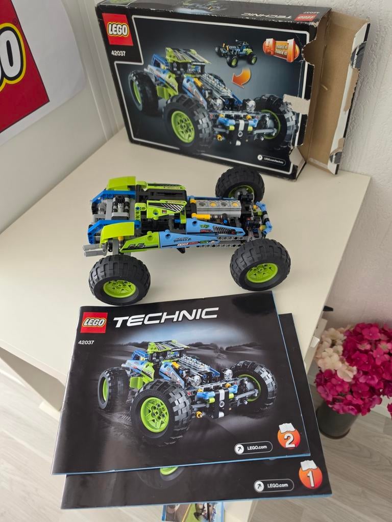Lego technic off de road truck 42037, Ophalen of Verzenden, Zo goed als nieuw