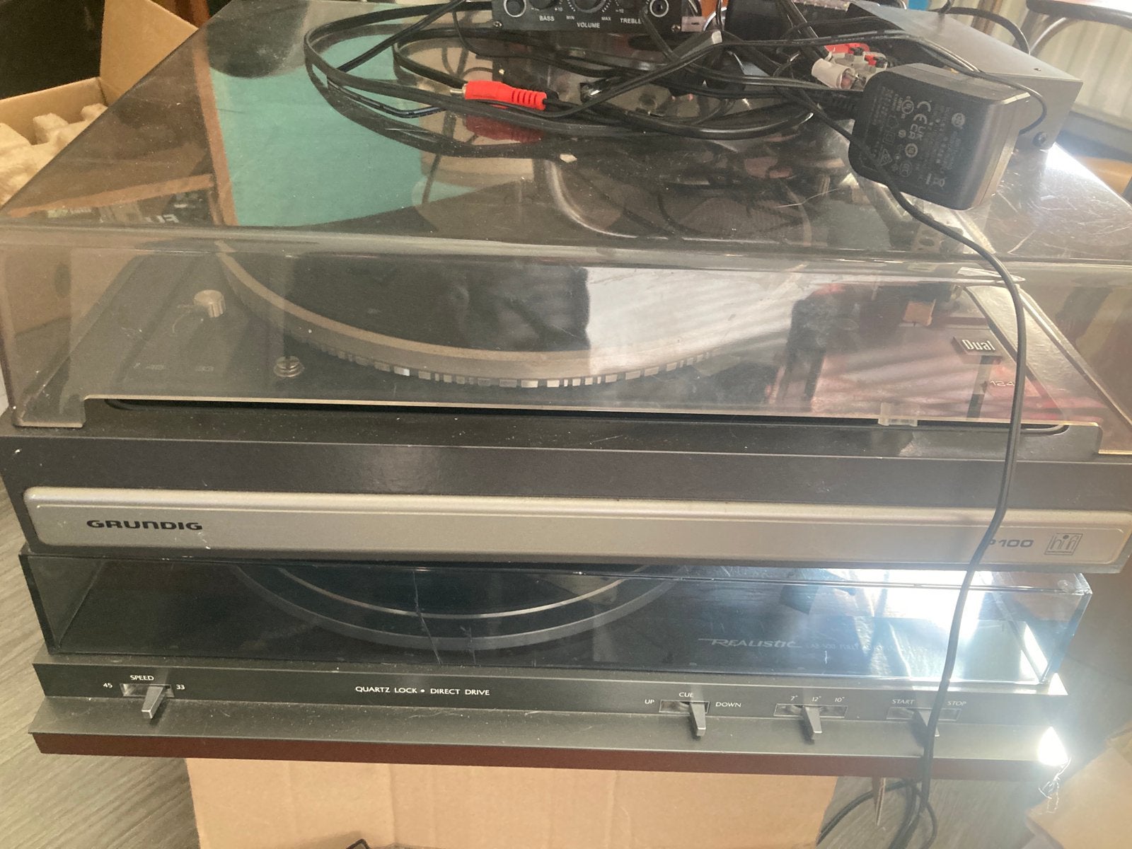 Dual 1249, vintage, Ophalen of Verzenden, Platenspeler, Dual, Gebruikt