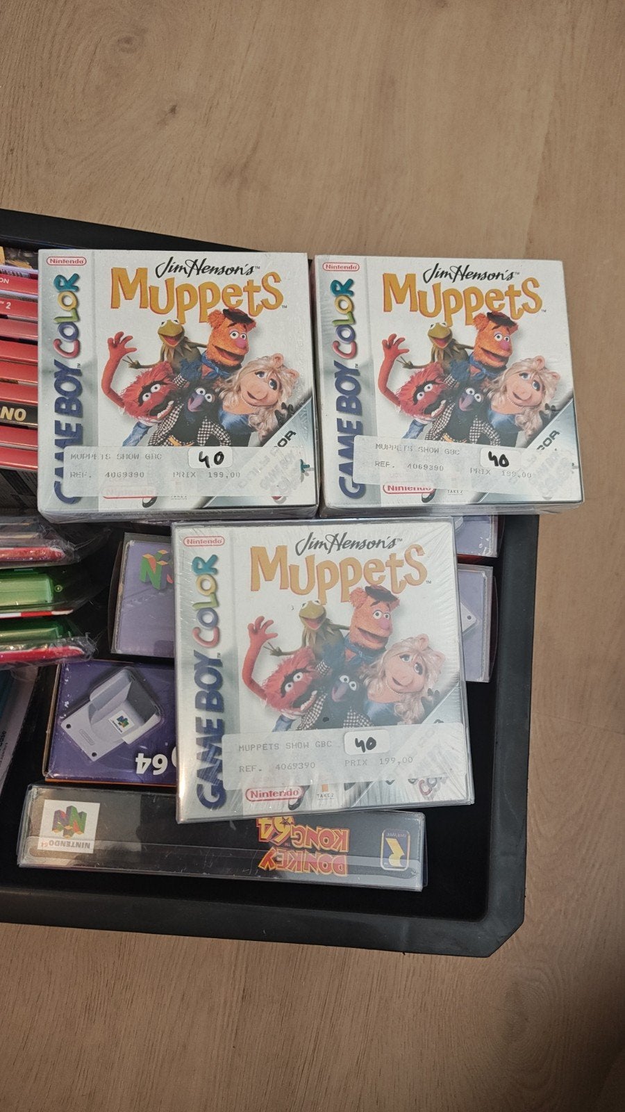 Jim Henson's Muppets Gameboy Color Sealed (EUR) 3 stuks, Spelcomputers en Games, 1 speler, Nieuw, Ophalen of Verzenden, Vanaf 3 jaar