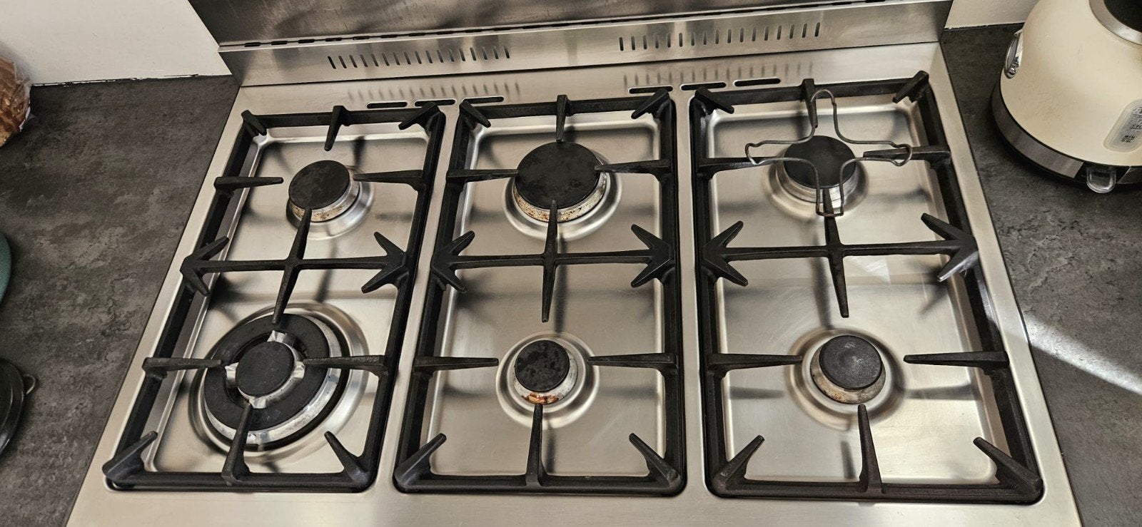 M-System MFW96IX Gasfornuis met Oven, Witgoed en Apparatuur, Ophalen, Gebruikt, 60 cm of meer, Gas
