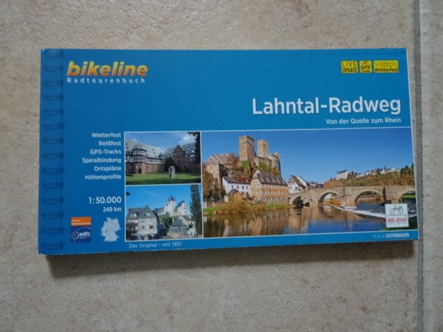 Bikeline Lahntal Radweg, Overige merken, Fiets- of Wandelgids, Europa, Ophalen of Verzenden