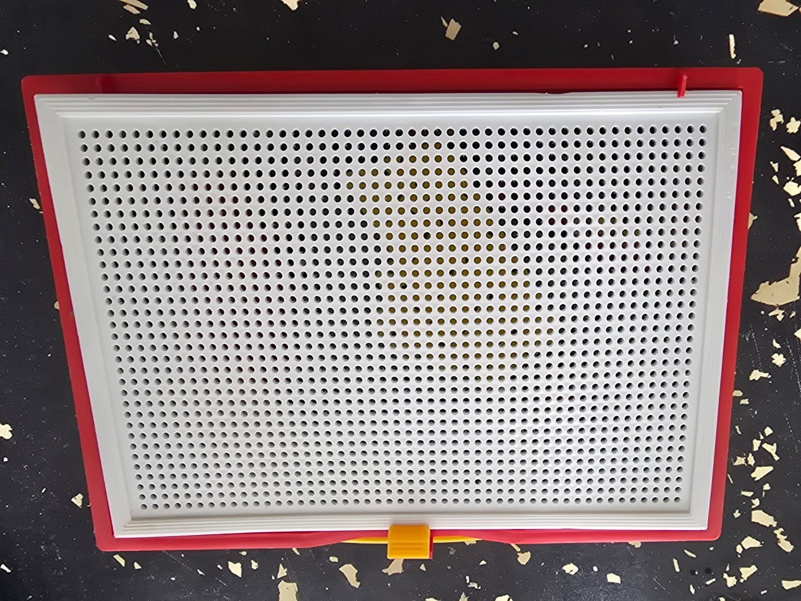 Mozaïek speelgoed met vormen en prikkers, Ophalen of Verzenden, Gebruikt, Knutselen