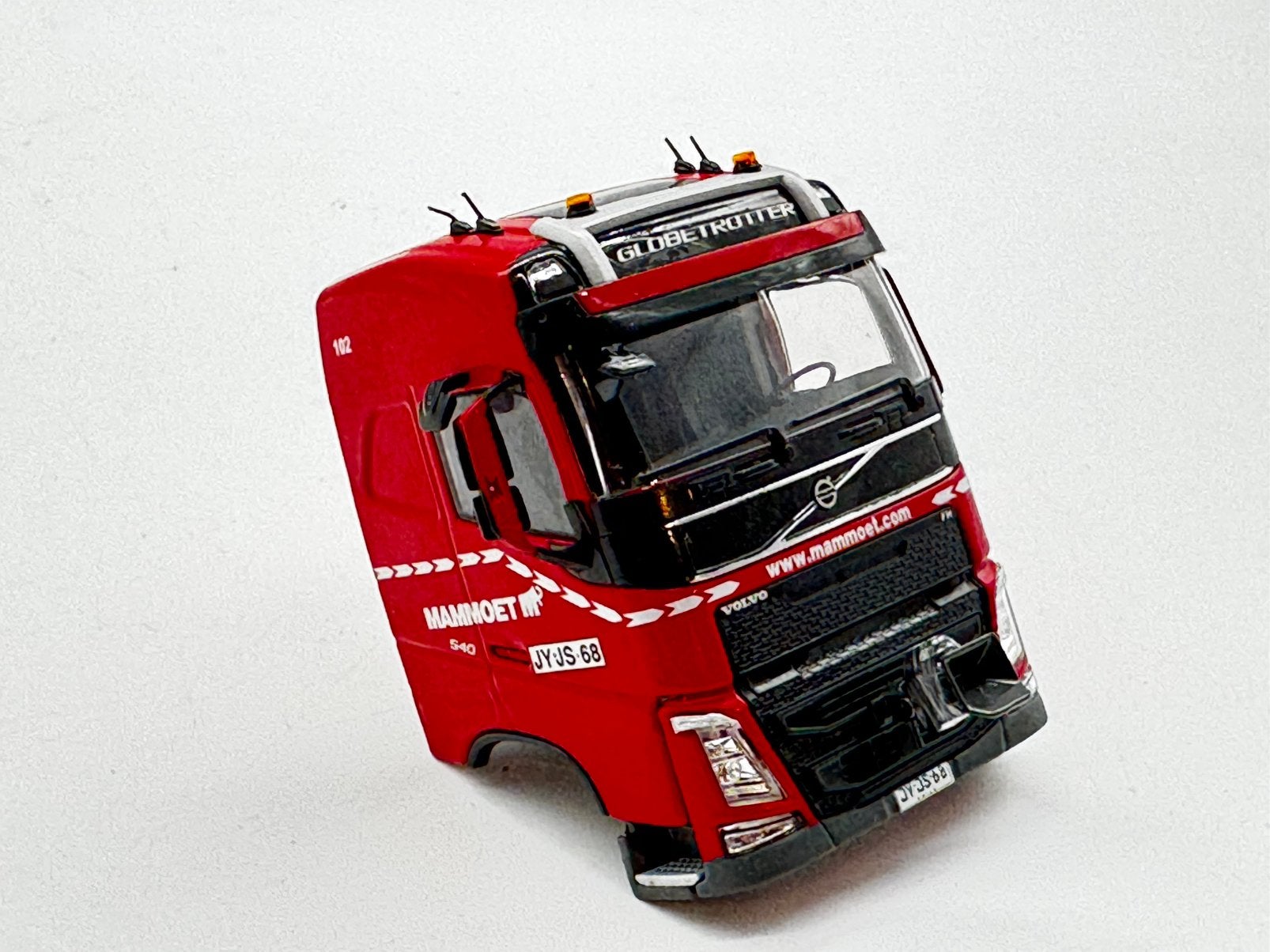 WSI VOLVO FH globetrotter + vangmuil cabine MAMMOET VERBOUW, Hobby en Vrije tijd, .., Nieuw, Ophalen of Verzenden, .