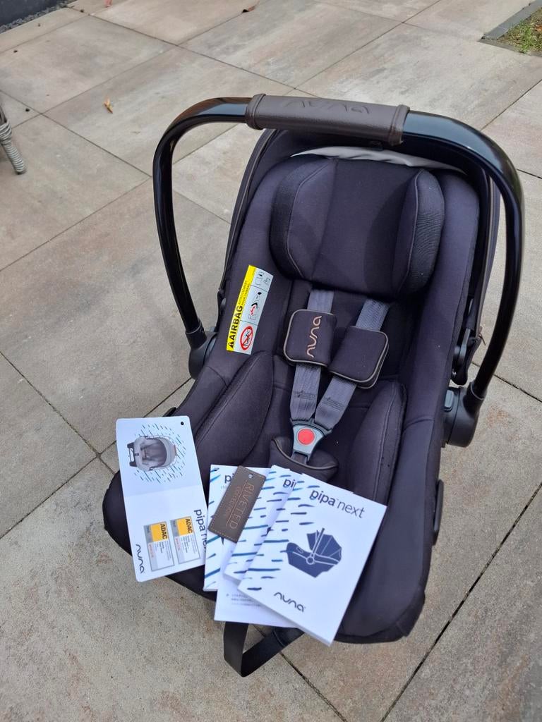 Complete startset Nuna Pipa next + Todl next + Base, Kinderen en Baby's, Autostoeltjes, Verstelbare rugleuning, 0 t/m 18 kg, Zo goed als nieuw