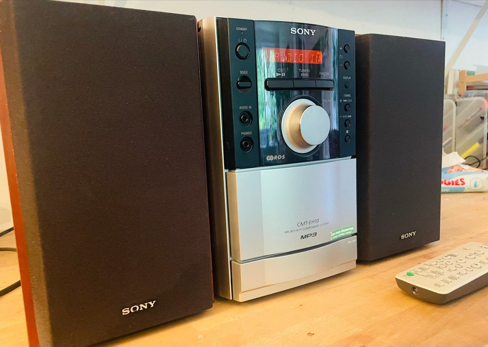 Sony CMT-EH10 Micro Hi-Fi Component System met MP3, Ophalen, Microset, Sony, Tuner of Radio