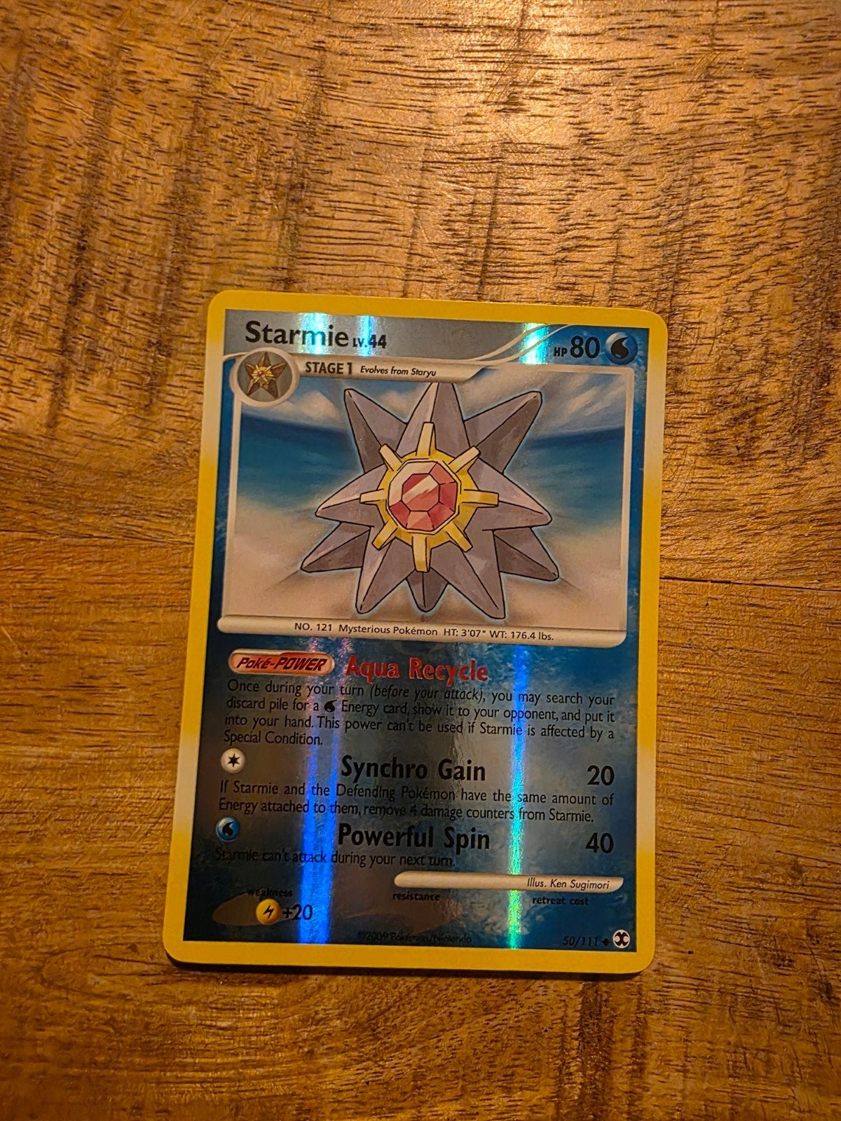 Starmie Lv. 44 Pokemon Rising Rivals, Ophalen of Verzenden, Zo goed als nieuw, Losse kaart