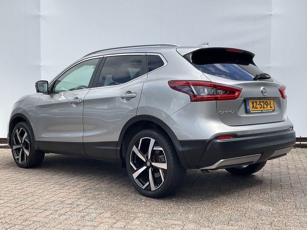 Nissan QASHQAI 1.3 DIG-T Tekna Pano 360° Stoelverw Keyless, Auto's, Nissan, Voorwielaandrijving, 687 kg, Gebruikt, Euro 6