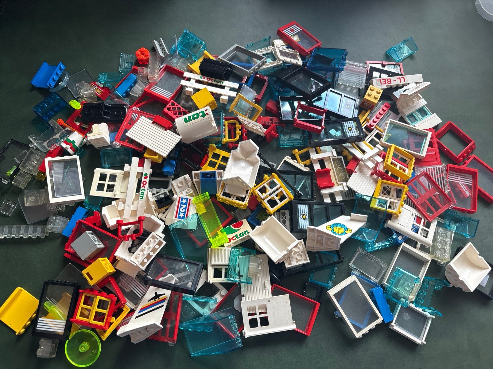 Grote partij lego trein ramen deuren, Lego, Lego, Verzenden, Zo goed als nieuw
