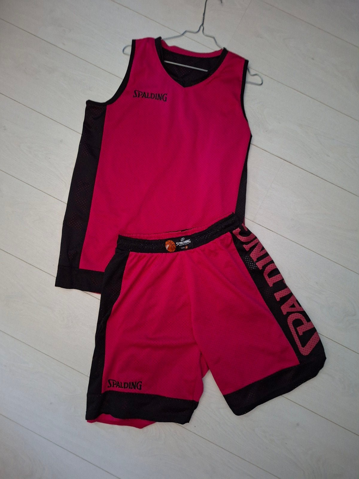 Spalding basketbal tenue - Maat S, Zwart, Ophalen of Verzenden, Zo goed als nieuw, Maat 36 (S)