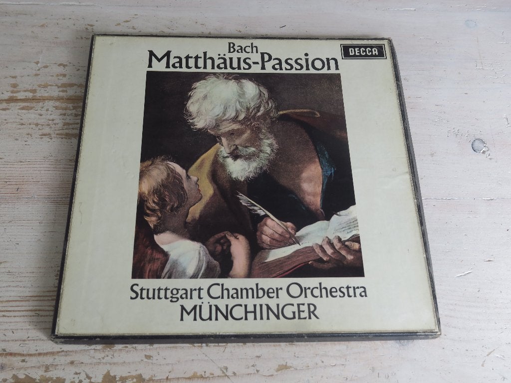 Te Koop:  Mooie Box van Bach de Matthaus Passion, Boxset, Gebruikt, Overige typen, Ophalen of Verzenden