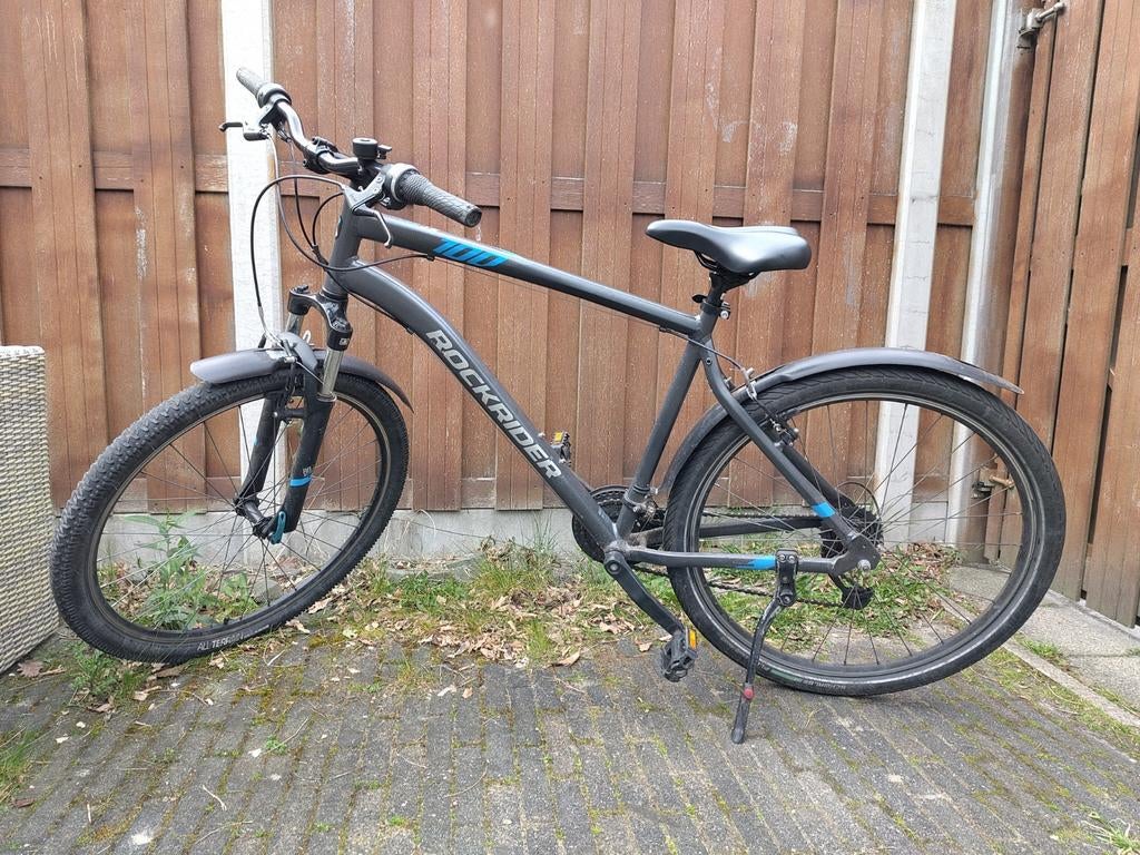 Rockrider 100 jongensfiets, Fietsen en Brommers, Fietsen | Mountainbikes en ATB, Gebruikt, Heren, 49 tot 53 cm, Ophalen