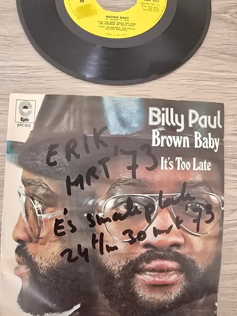 Billy Paul / Brown baby, Ophalen of Verzenden, Gebruikt, Overige formaten, Soul of Nu Soul