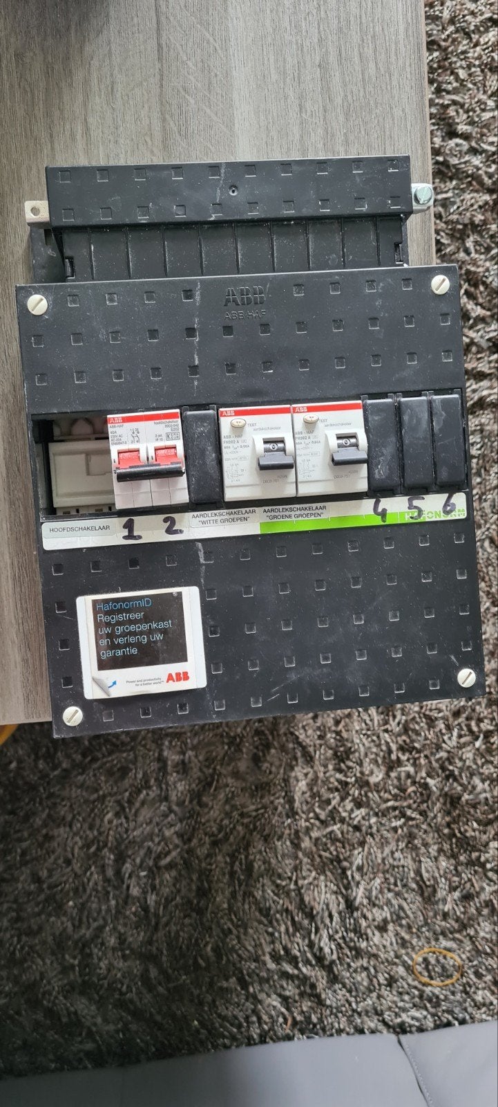 Abb groepenkast met nieuwe componenten 220220, Ophalen of Verzenden, Overige typen