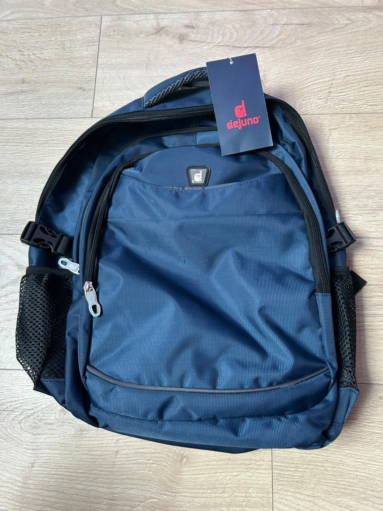 Blauwe Dejuno Backpack, Sport en Fitness, Ophalen of Verzenden, Zo goed als nieuw, Rugzak