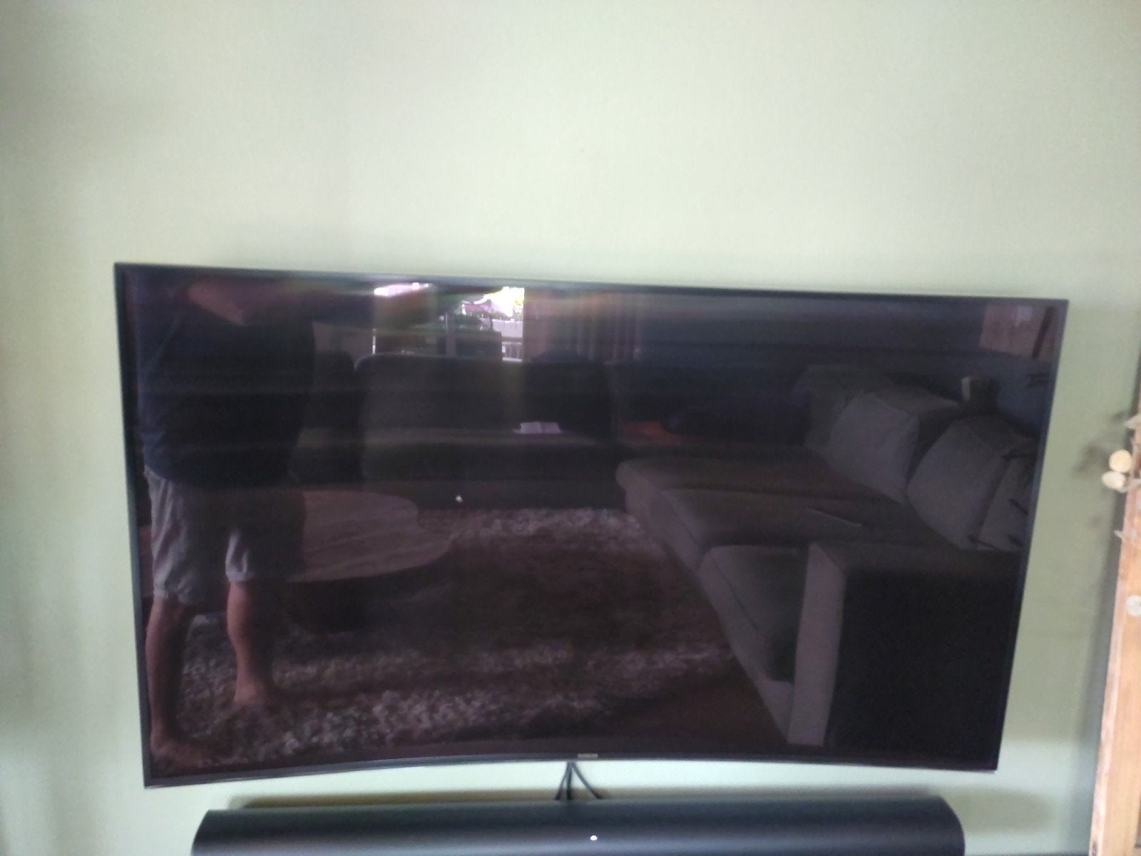 Samsung Curved TV 55 inch ., Audio, Tv en Foto, Televisies, Ophalen, 50 Hz, Samsung, 100 cm of meer