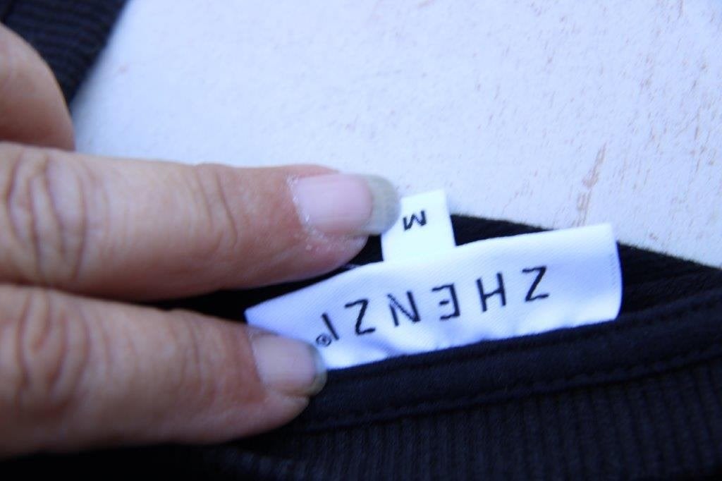 Jurk zwart Zhenzi mt M (46/48) Vaste prijs, Zhenzi, Zwart, Maat 46/48 (XL) of groter, Ophalen of Verzenden