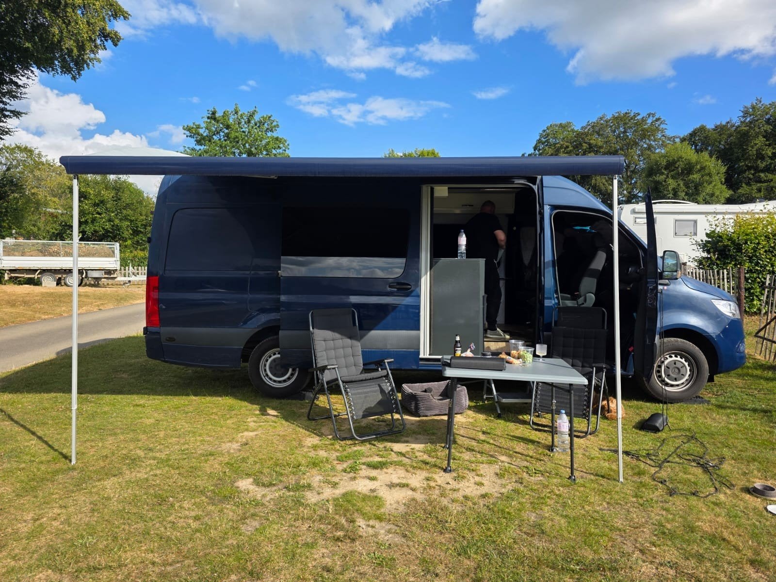 MB Sprinter 2018 Zelfbouw Camperbus - Luxe & Compleet, Automaat, Chemisch toilet, Buscamper of Camperbus, Tot en met 2