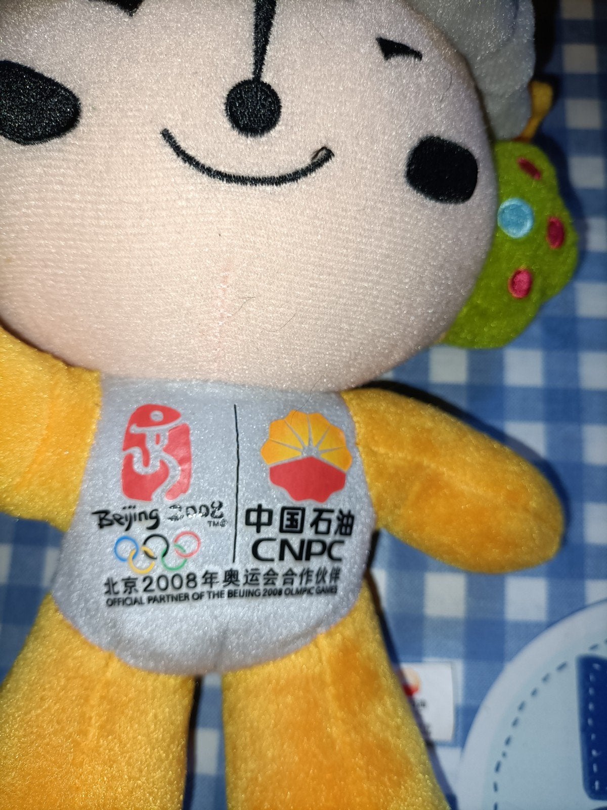 Beijing 2008 Olympische spelen knuffel mascotte, Ophalen of Verzenden, Zo goed als nieuw, Overige typen