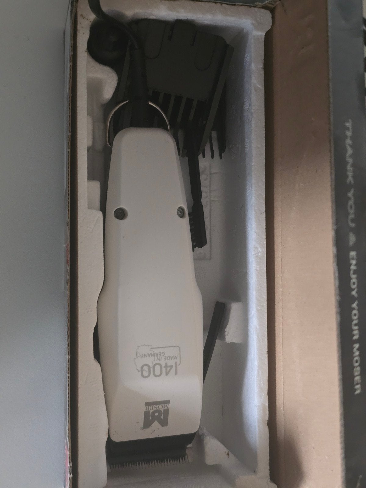 Moser 1400 tondeuse - Made in Germany, Ophalen of Verzenden, Zo goed als nieuw, Haarverzorging