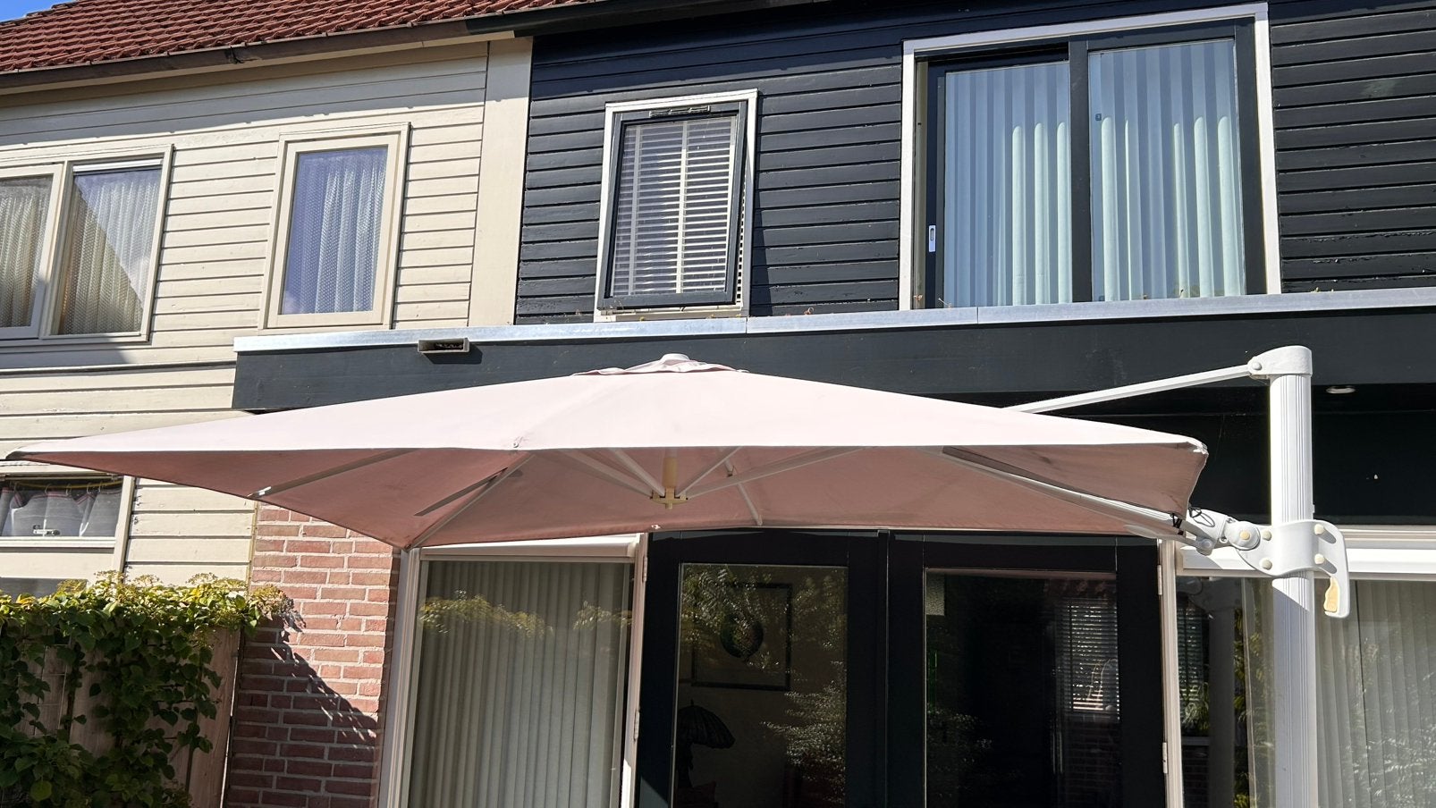 Life Outdoor Living zweefparasol Palermo 200x300 cm, Tuin en Terras, Parasols, Ophalen, Gebruikt, 2 tot 3 meter, Zweefparasol