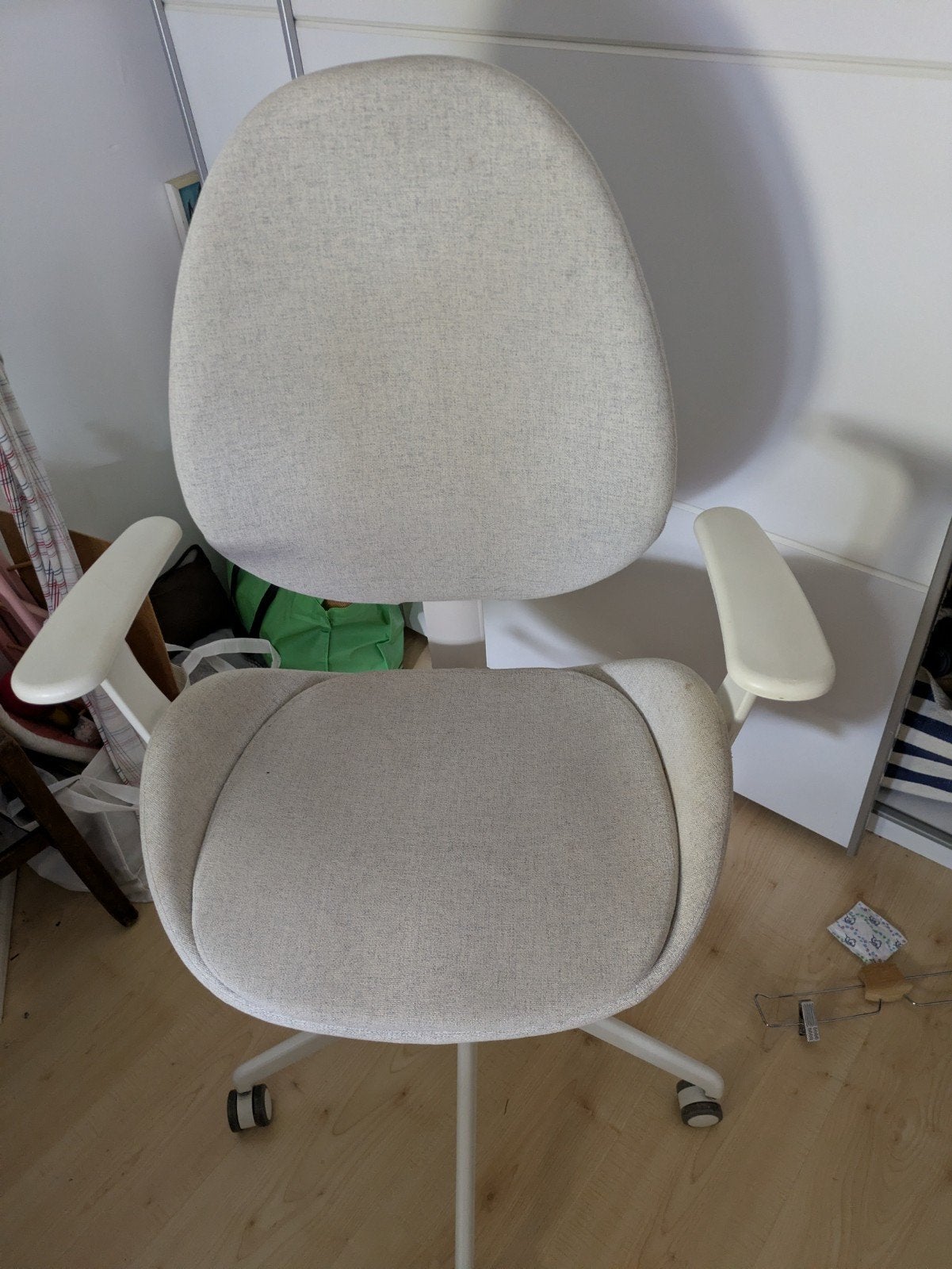 Ikea Hattefjäll Bureaustoel, Ophalen, Zo goed als nieuw, Grijs, Bureaustoel