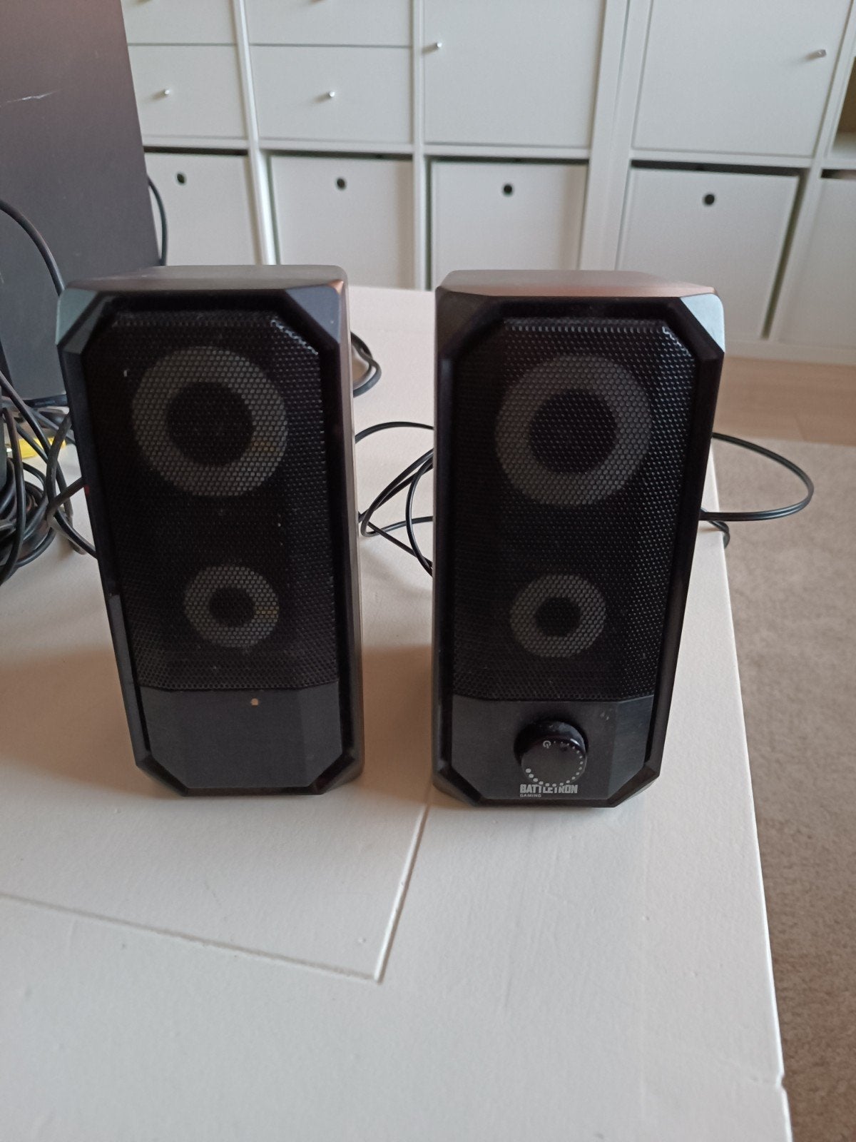 Battletron PC Boxen - Gaming Luidsprekers, Computers en Software, Pc speakers, Gebruikt, Audiokanaal 2.0, Ophalen