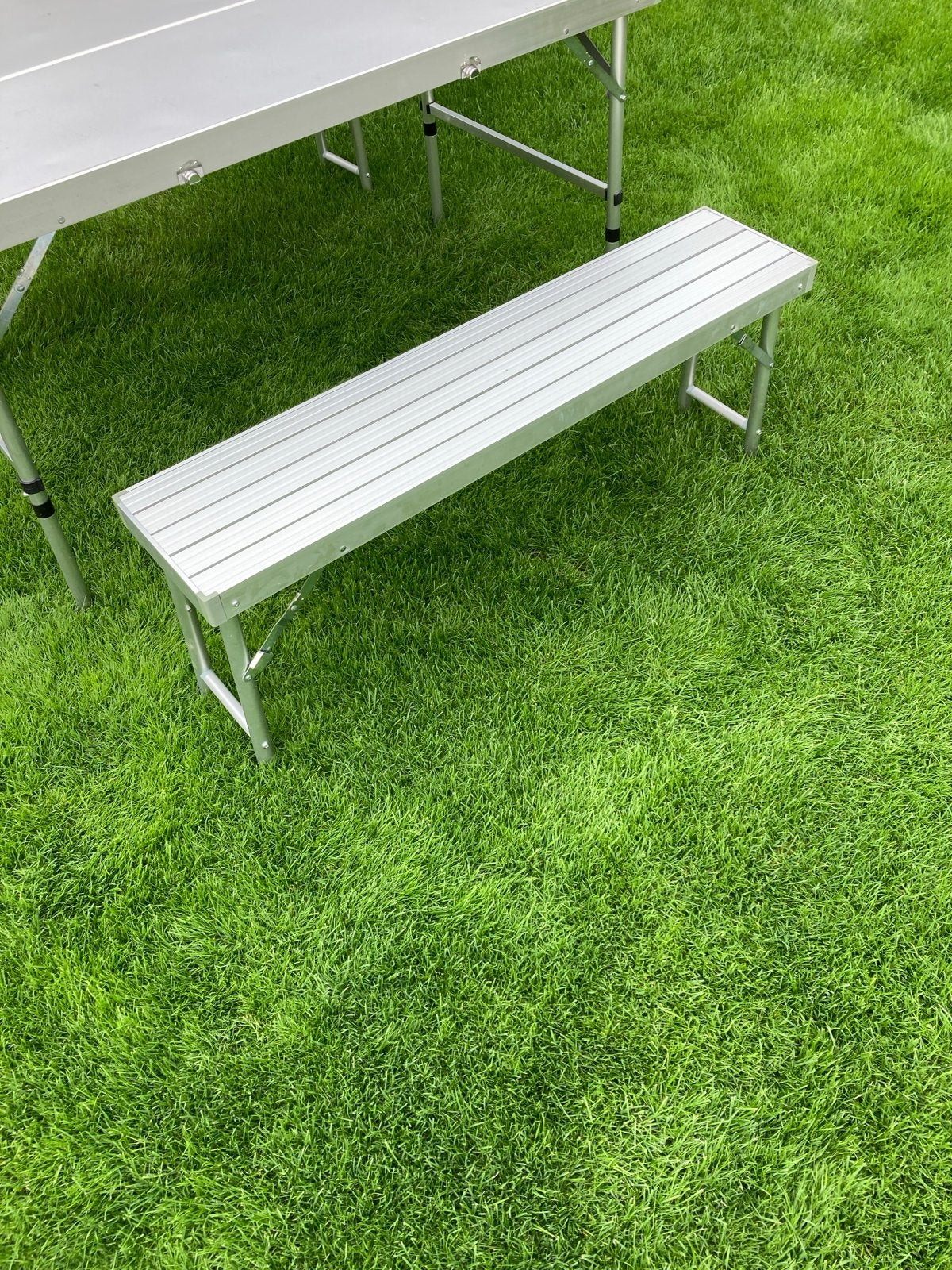 Inklapbare picknicktafel met bankjes in koffer, Ophalen, Gebruikt, Campingtafel