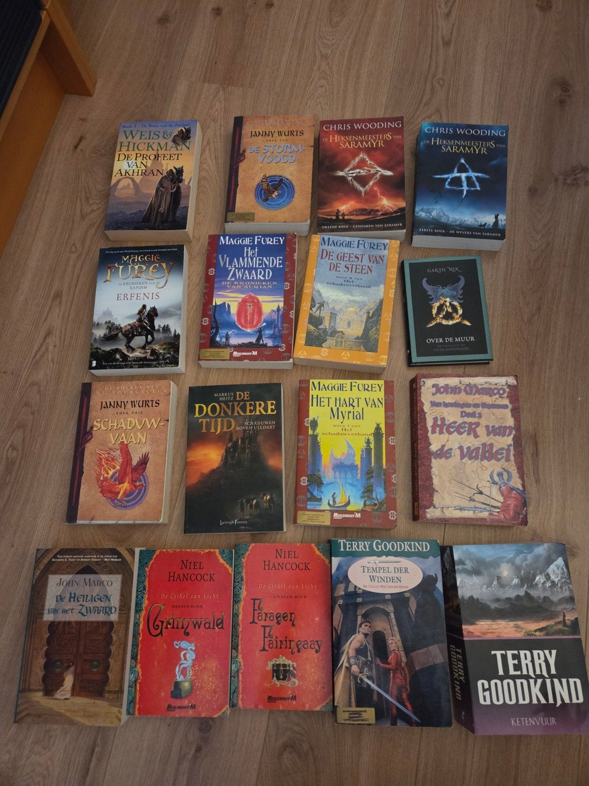 Diverse fantasy boeken, o.a. Maggie Furey, Terry Goodkind, Boeken, Fantasy, Ophalen of Verzenden, Gelezen, Maggie Furey, Terry Goodkind, Janny Wurts, Niel Hancock