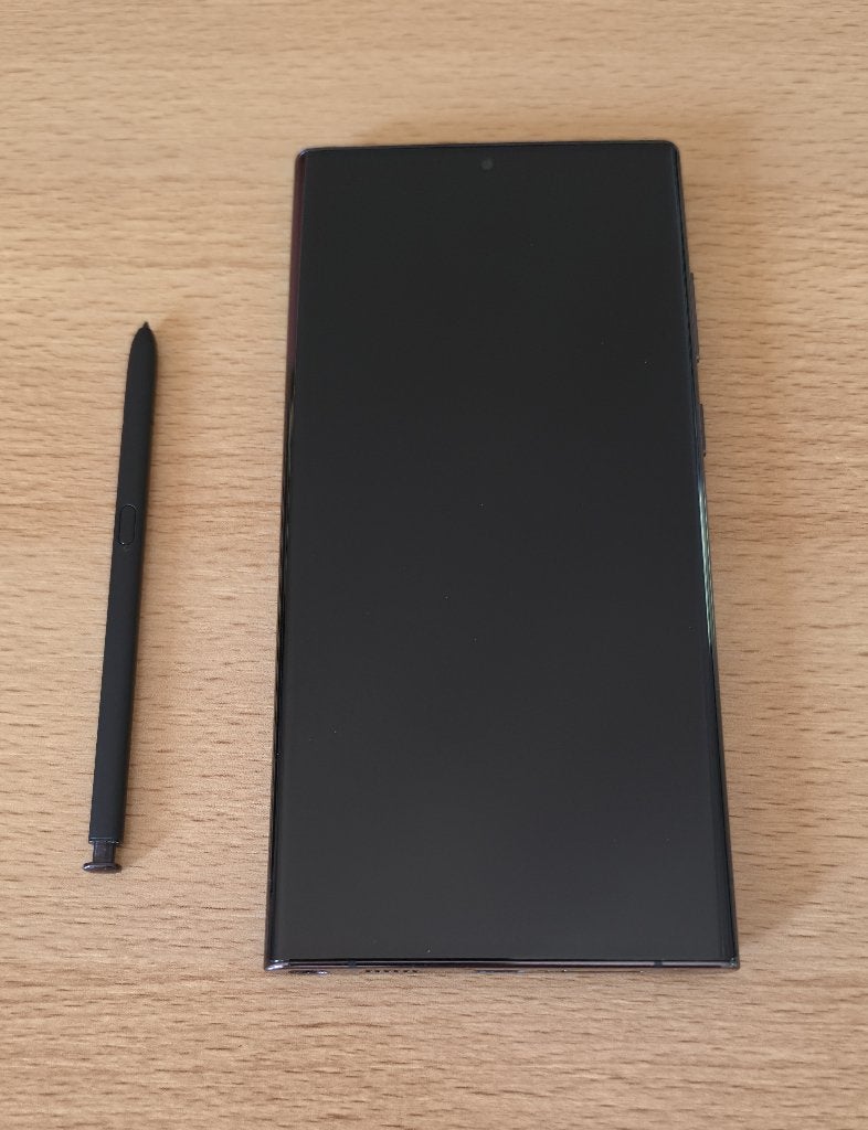 Samsung Galaxy S22 Ultra 128GB Zwart met S Pen en hoesje, Ophalen, Zwart, Touchscreen, Zo goed als nieuw