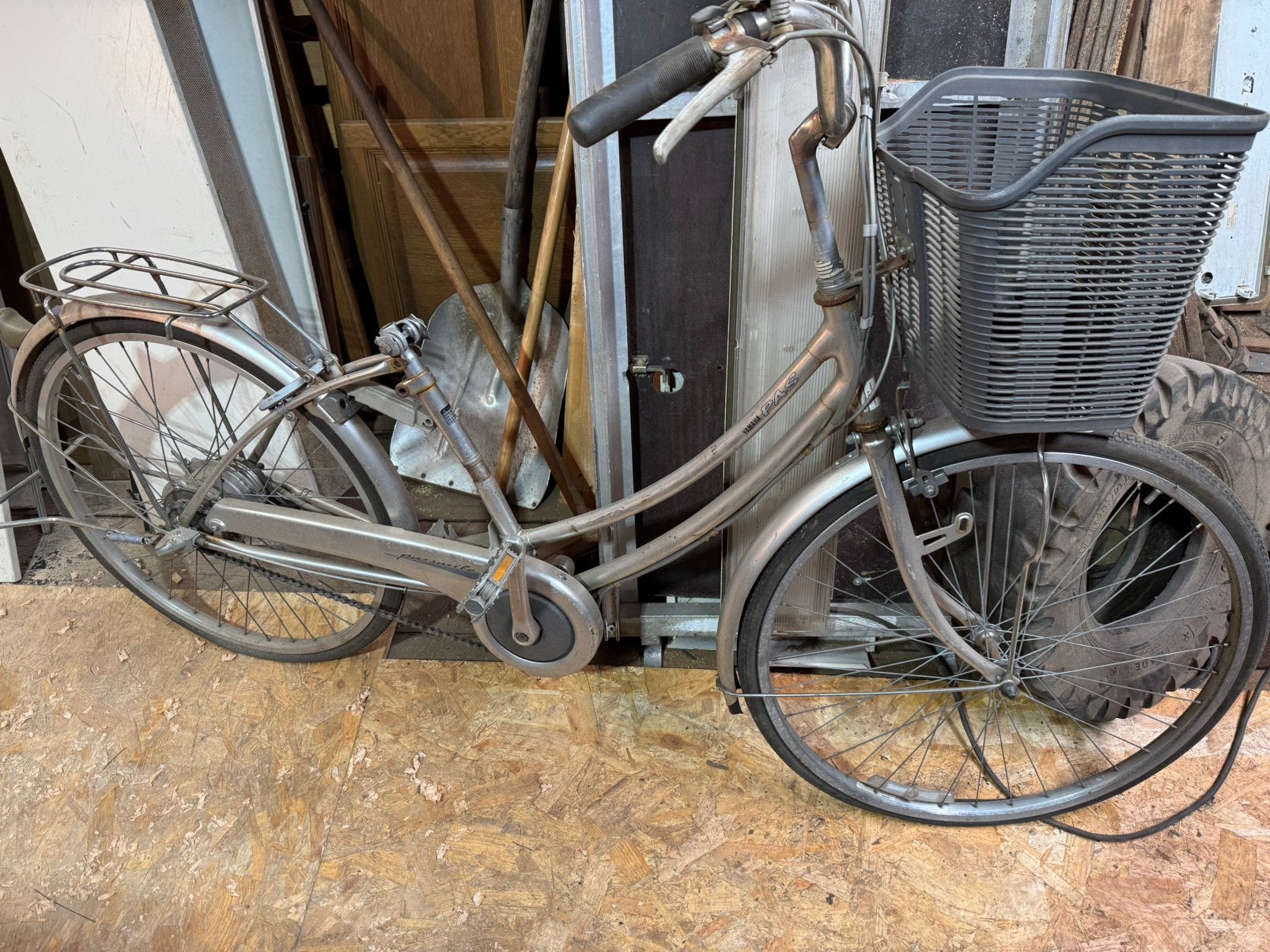Vintage Yanaha Pas omafiets uit 1994 - e-bike, Fietsen en Brommers, Fietsen | Oldtimers, 55 tot 59 cm, Ophalen, Trommelrem, Jaren '60 of nieuwer
