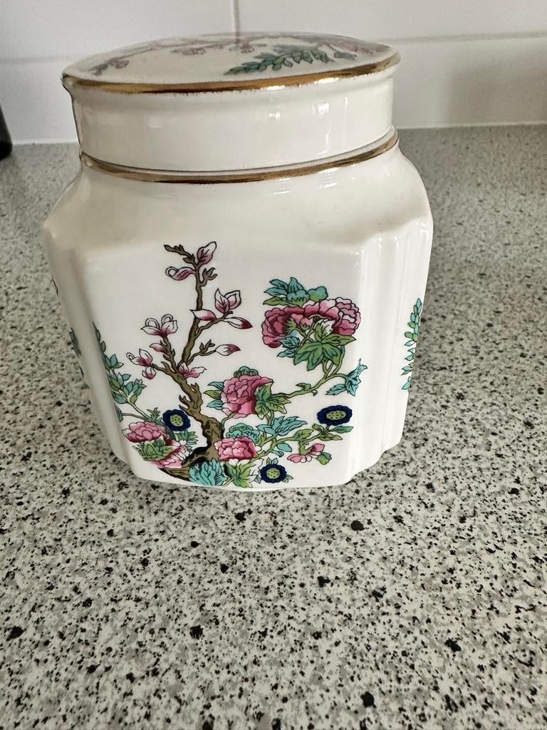 Mooi gaaf potje met deksel, Antiek en Kunst, Ophalen