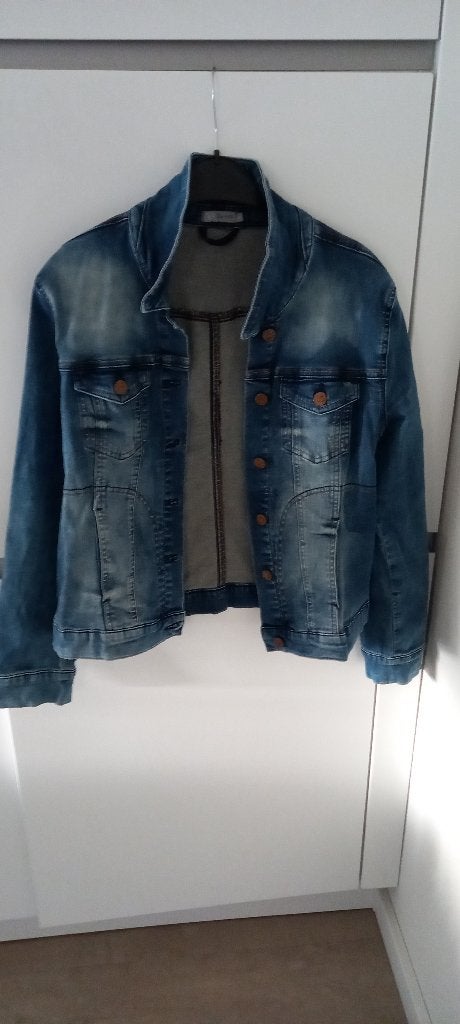 Didi blauw stretch spijkerjasje maat L., Blauw, Maat 42/44 (L), Didi, Ophalen of Verzenden
