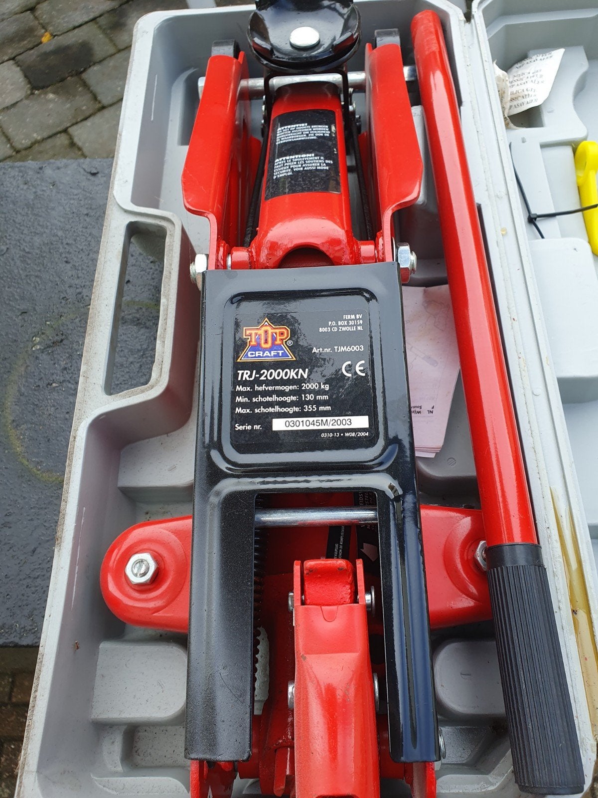 Auto krik., Ophalen, Hydraulisch, Garagekrik