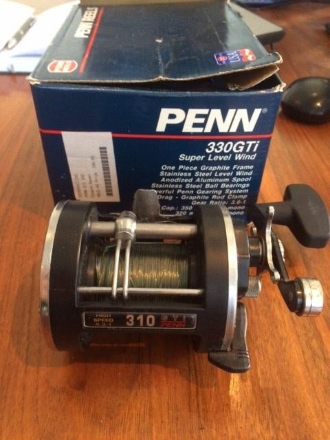 Penn Reel 310 gti nw prijs 199.95, Watersport en Boten, Hengelsport | Zeevissen, Ophalen, Zo goed als nieuw, Molen