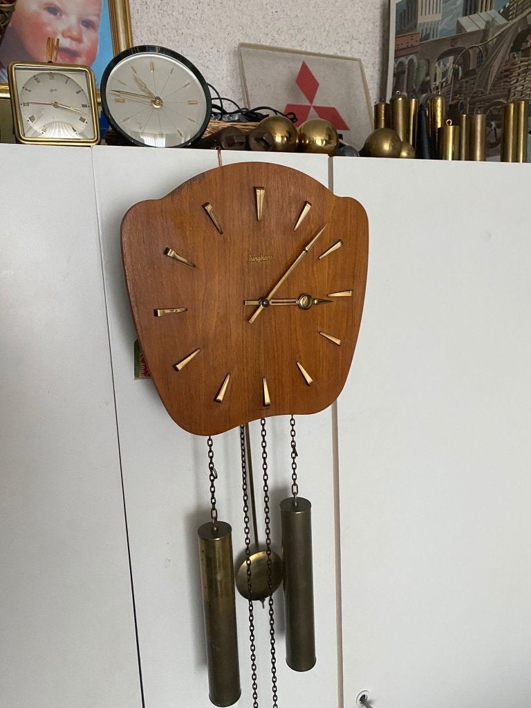 Mooie Junghans Klok, Antiek en Kunst, Antiek | Klokken, Ophalen of Verzenden
