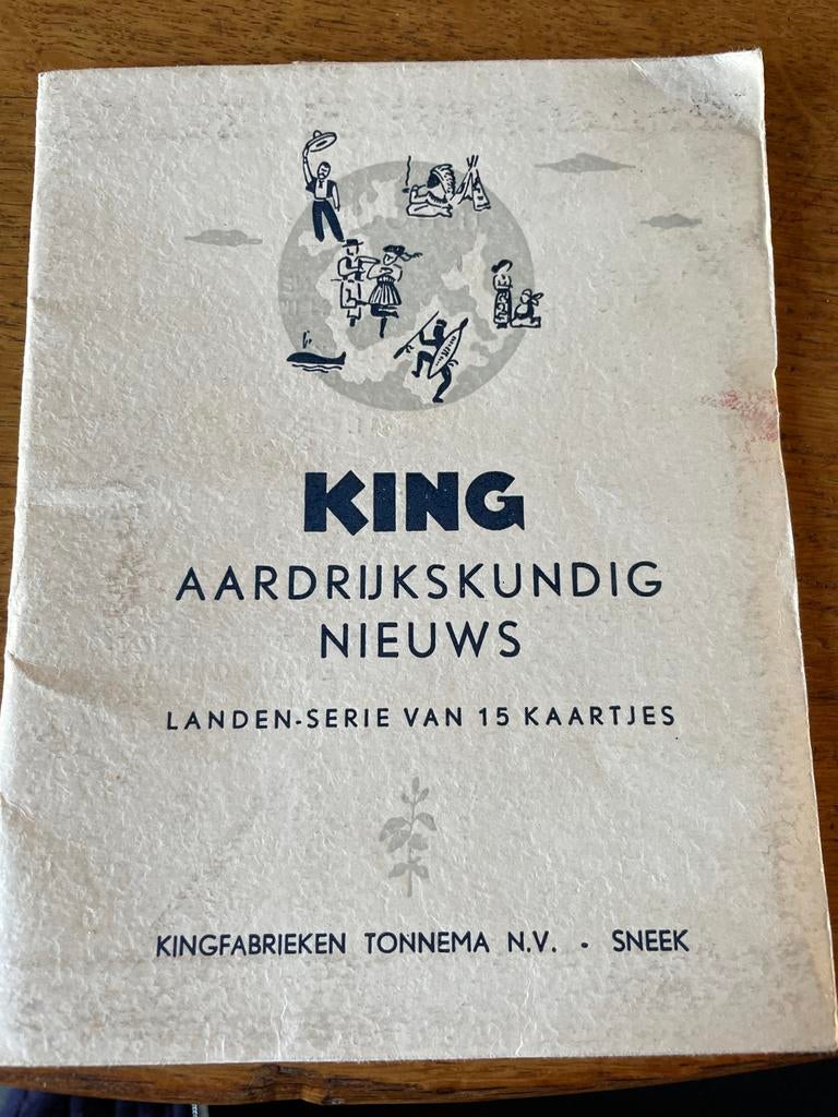 Oude King Aardrijkskundig Nieuws Landen-Serie, Verzamelen, Merken en Reclamevoorwerpen, Ophalen of Verzenden, Zo goed als nieuw