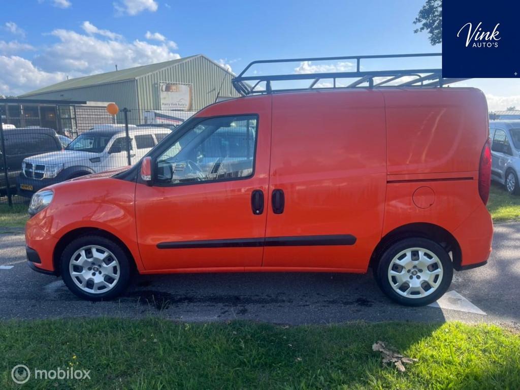Fiat Doblò Cargo 1.3 MJ L1H1 SX | 90 PK | Airco | 2x Schuif, Euro 5, Stof, Gebruikt, 4 stoelen