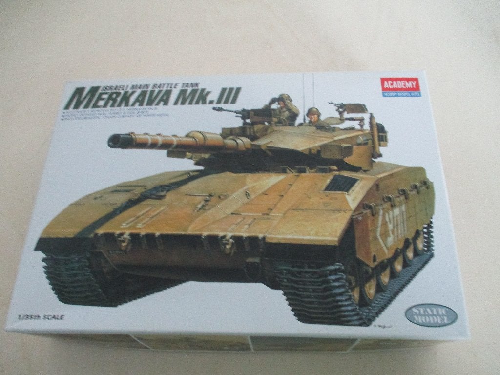 Academy Merkava Mk.III Tank, Hobby en Vrije tijd, Modelbouw | Auto's en Voertuigen, Overige merken, Tank, 1:32 tot 1:50, Ophalen of Verzenden