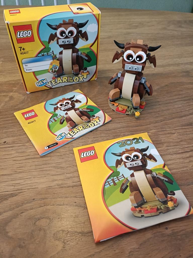 Lego 40417 Jaar van de Os - Nieuwjaarseditie 2021, Kinderen en Baby's, Speelgoed | Duplo en Lego, Nieuw, Lego, Complete set, Compleet