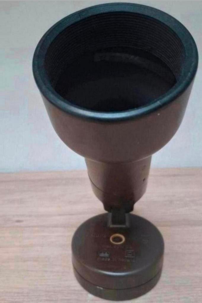 Bruine vintage Philips spot., Rond, Ophalen of Verzenden, Aardewerk, Minder dan 40 cm