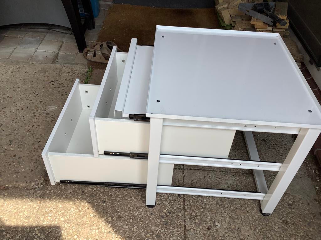 Verhoging, wasmachine/droger, Witgoed en Apparatuur, Wasmachines, Zo goed als nieuw, Minder dan 85 cm, 1200 tot 1600 toeren, Ophalen of Verzenden