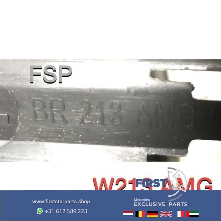 W213 AMG Diffuser origineel Mercedes E Klasse 2016-2018, Ophalen of Verzenden, -, -, -