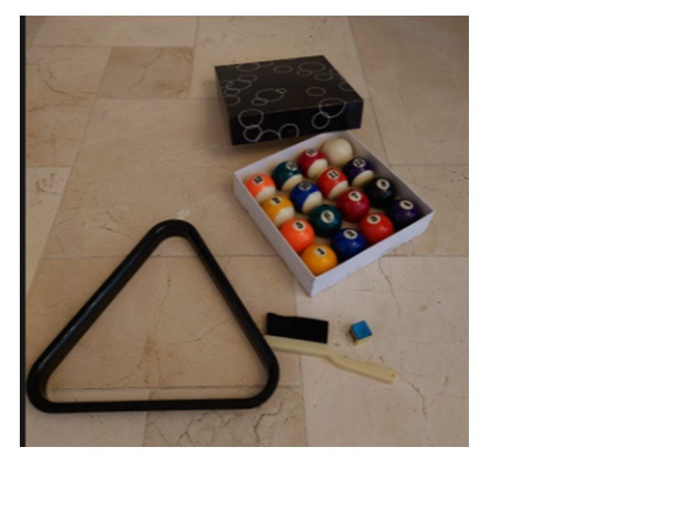 snooker balls, Sport en Fitness, Ophalen, Zo goed als nieuw, Keu of Ballen