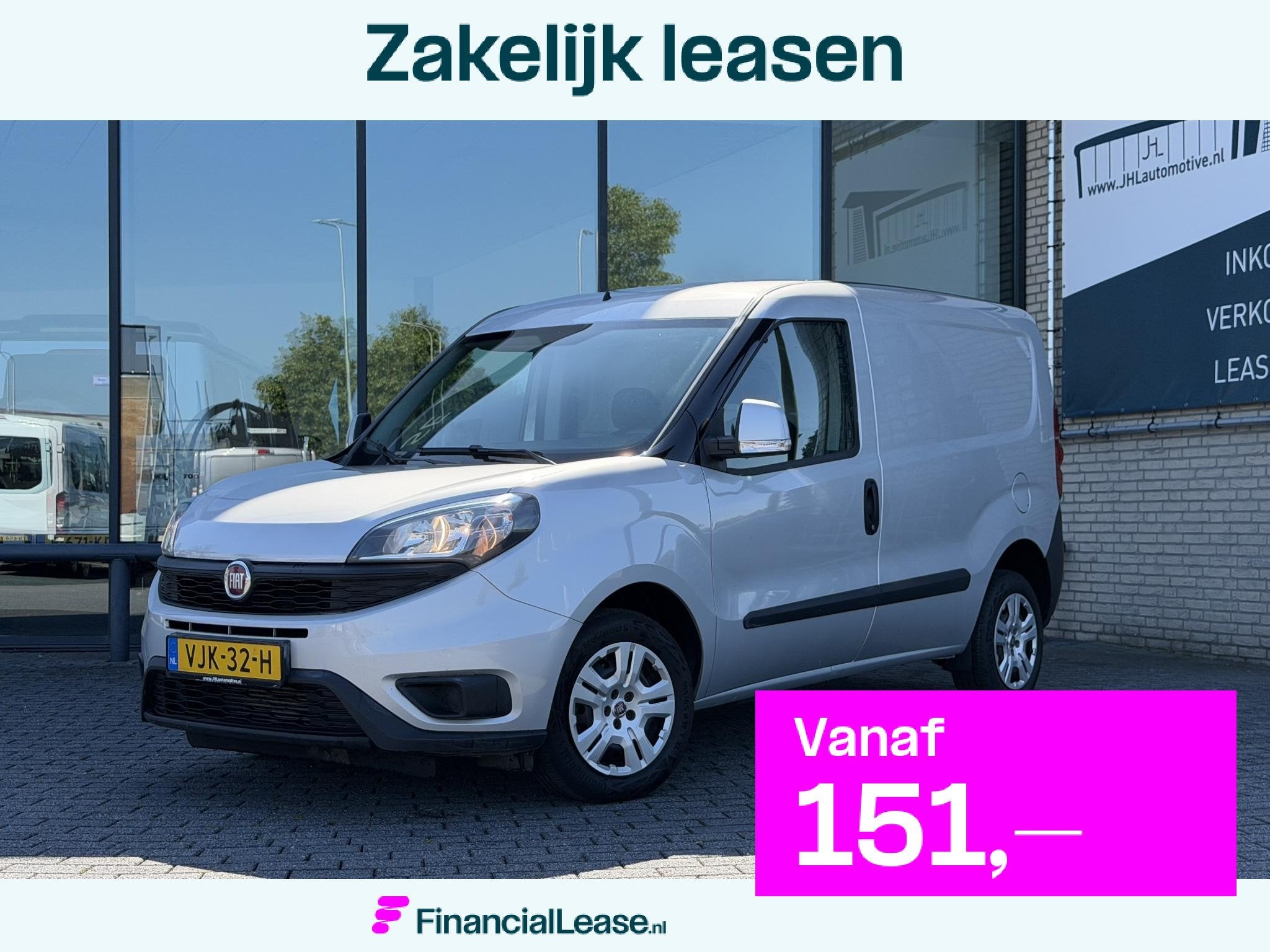 Fiat Doblò Cargo 1.3 MJ L1H1 SX*AIRCO*NAVI*CRUISE*PDC*BLUET, Voorwielaandrijving, Stof, Gebruikt, Navigatiesysteem