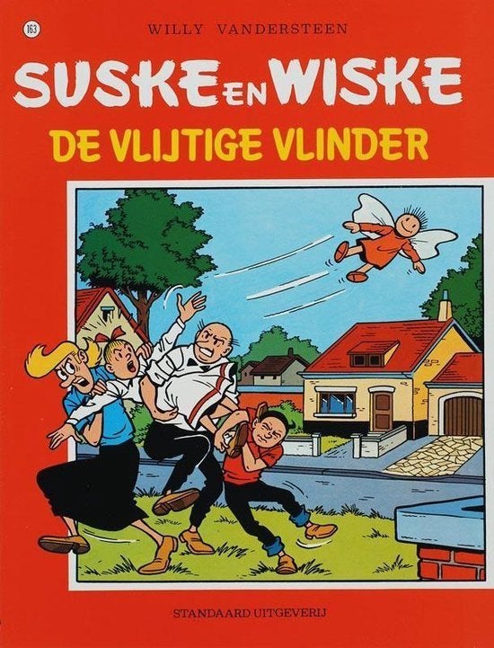 Suske en Wiske. Nr 163. De Vlijtige Vlinder. 1977., Boeken, Eén stripboek, Ophalen of Verzenden, Gelezen